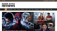 Desktop Screenshot of honestmoviereviews.com