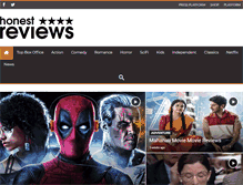 Tablet Screenshot of honestmoviereviews.com